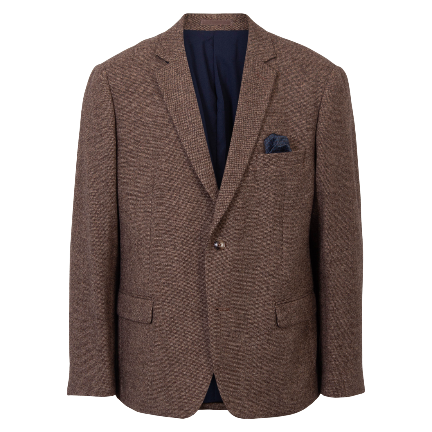 Vito Genova Herre Blazer Plus Size Wood Wood  60