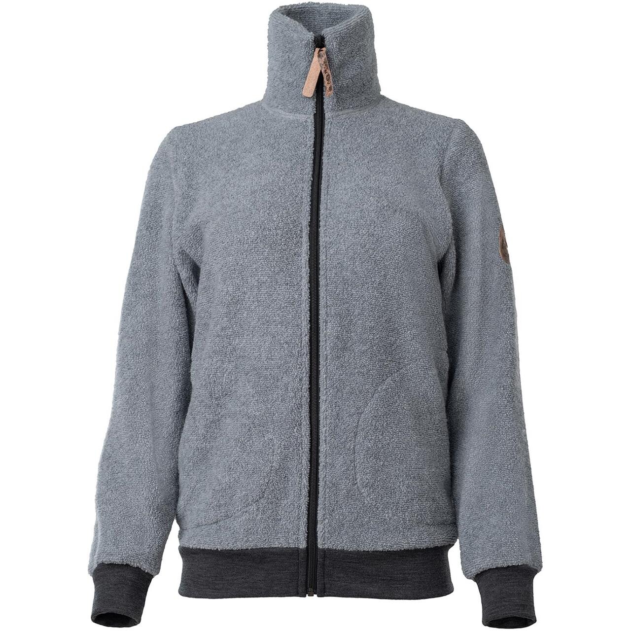 Aclima Womens Reborn Terry Jacket Grå Light Grey Melange Large Grå (LIGHT GREY  X-large