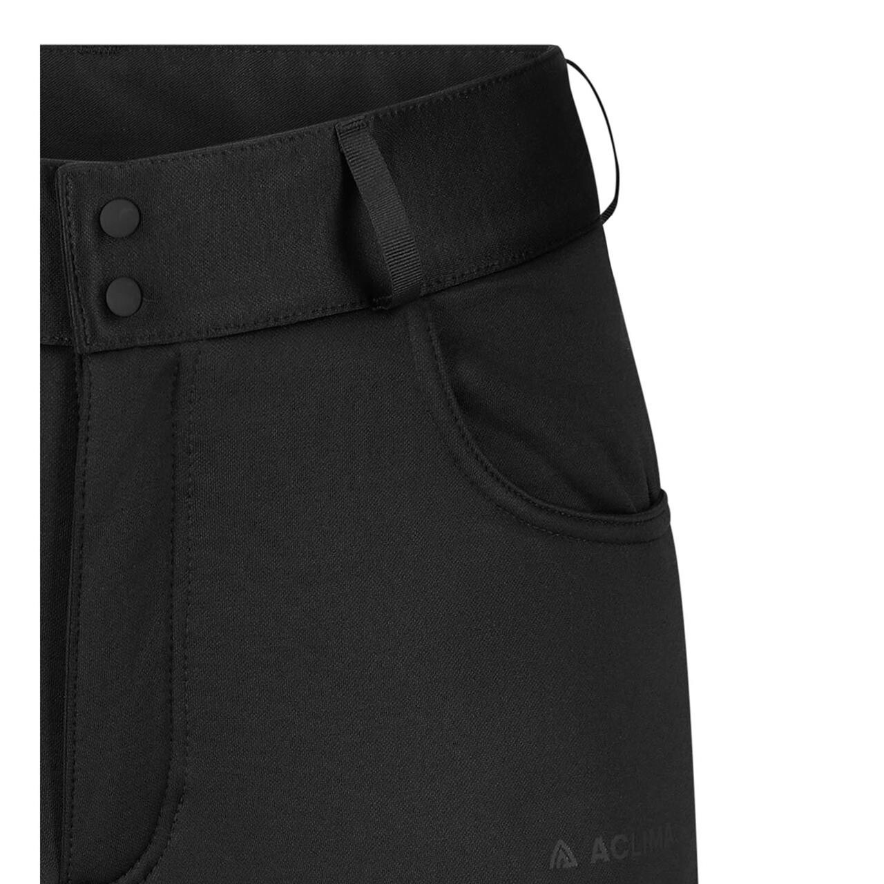 Aclima Mens Woolshell Pant Sort Jet Black Large Sort  XX-large