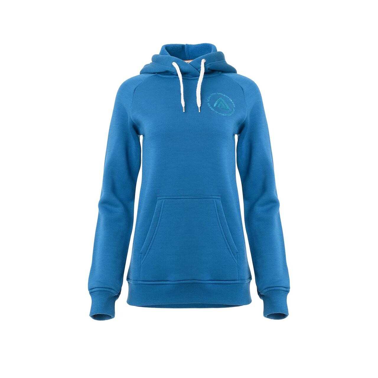 Aclima Womens Fleecewool Hoodie Blå Corsair Large Blå (CORSAIR)  XX-large