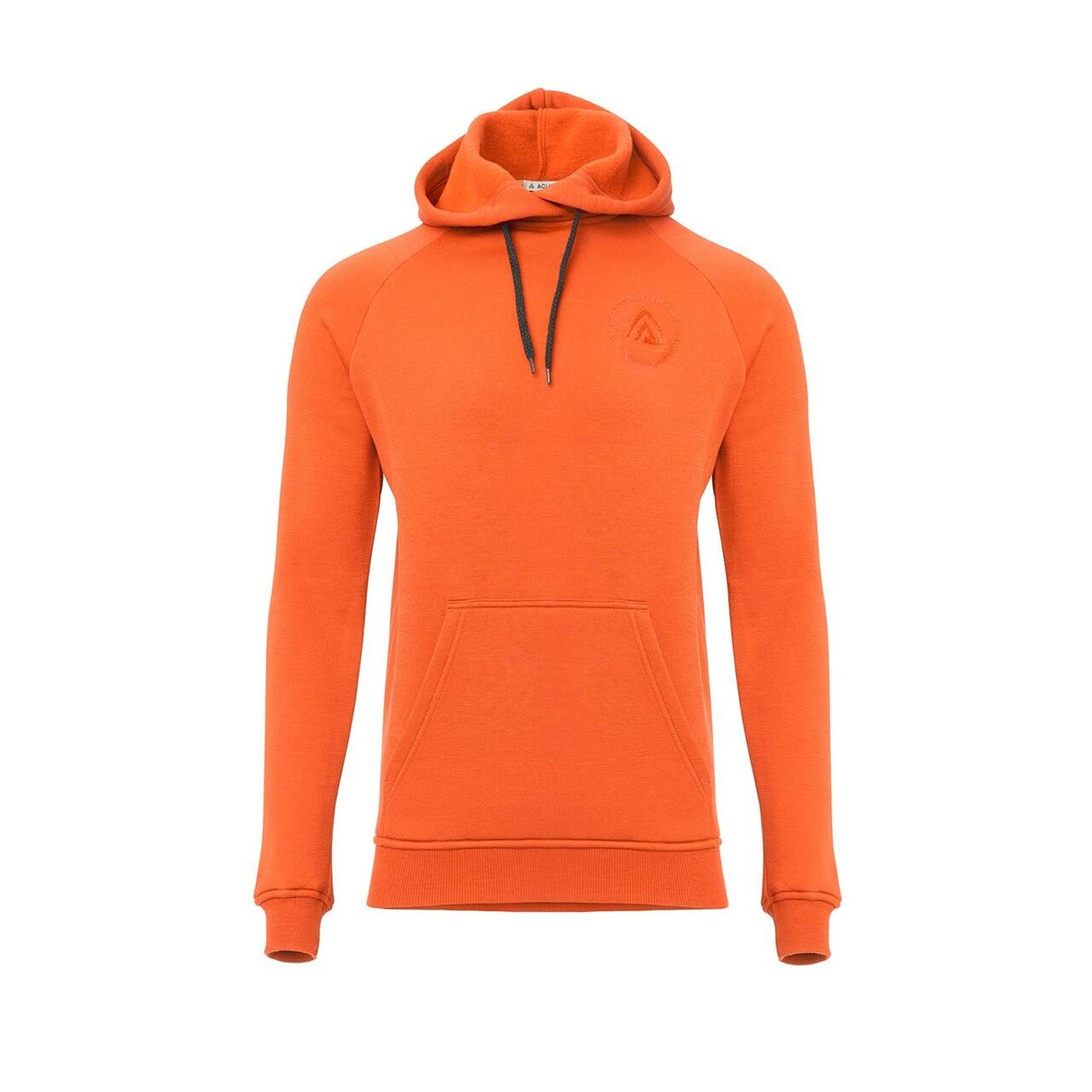 Aclima Mens Fleecewool Hoodie Orange Orange Tiger Large Orange (ORANGE  XX-large