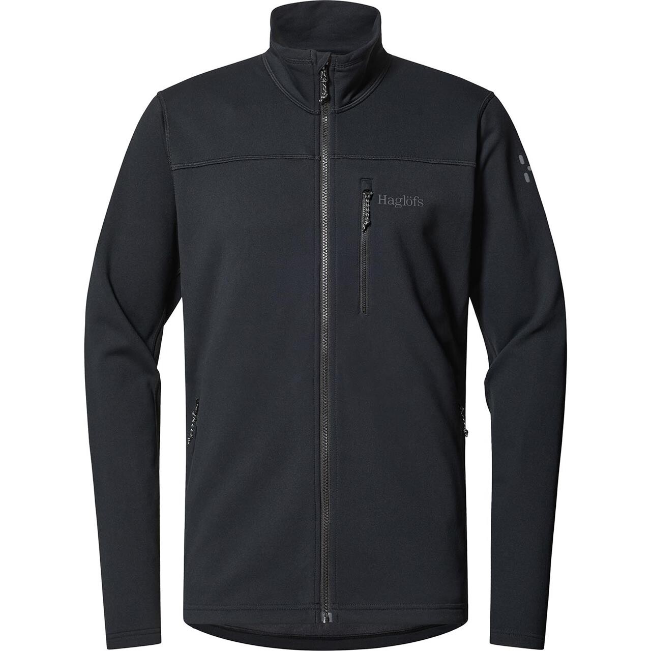 Haglfs Mens Rosson Mid Jacket Sort True Black Large Sort  XX-large