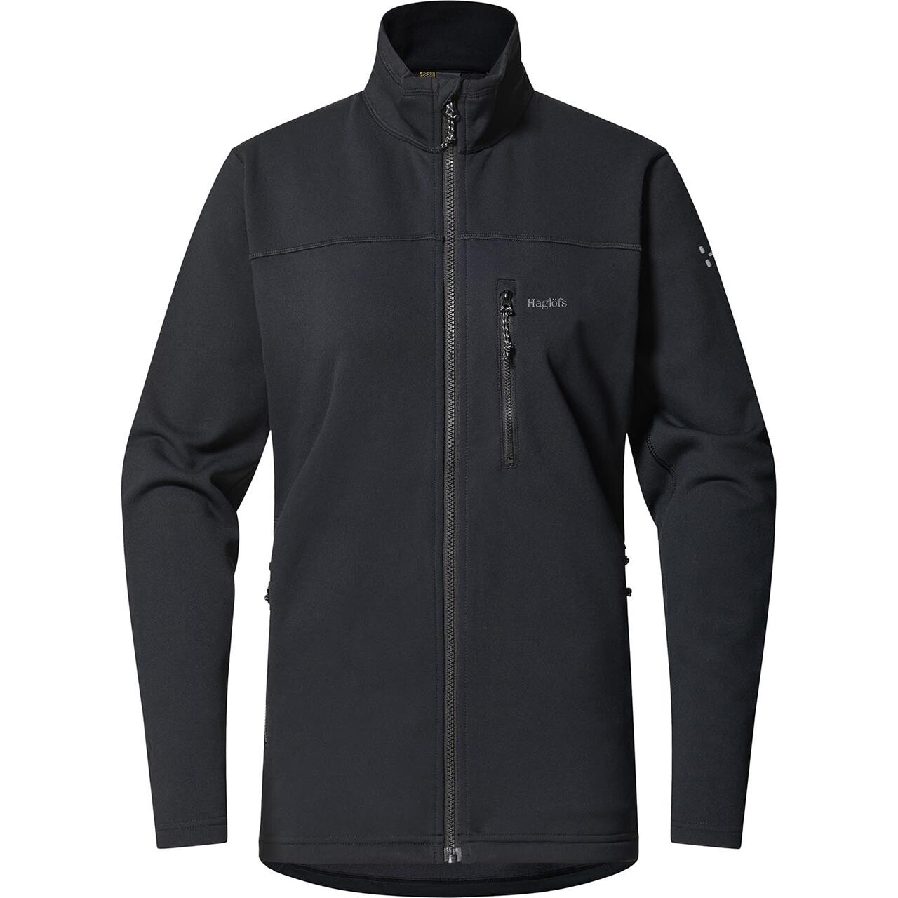 Haglfs Womens Rosson Mid Jacket Sort True Black Large Sort  X-large
