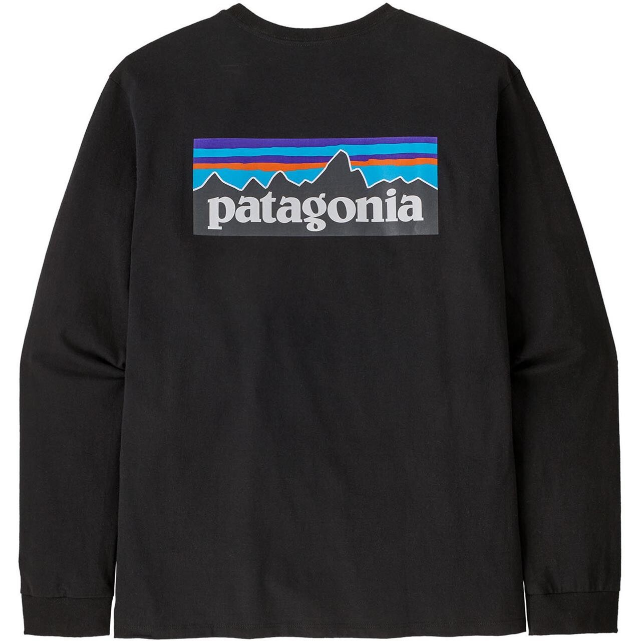 Patagonia Mens Logo Responsibili Tee Sort Black Large Sort  X-large