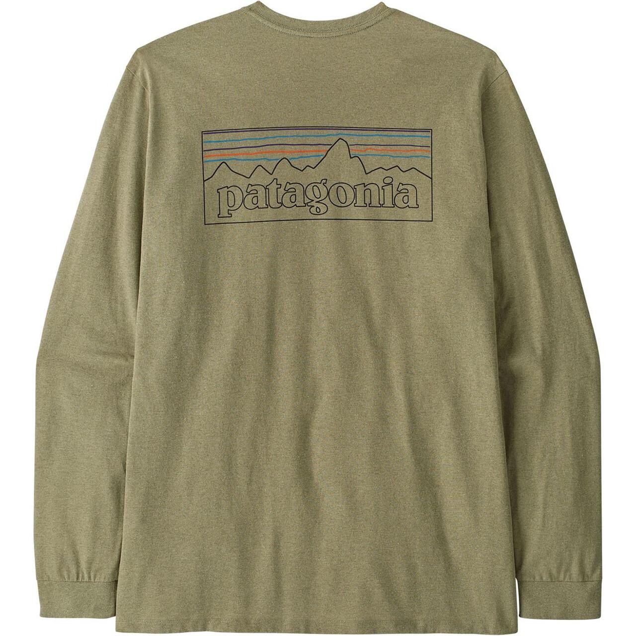 Patagonia Mens Logo Responsibili Tee Grøn Outline:gumtree Green Large Grøn  X-large