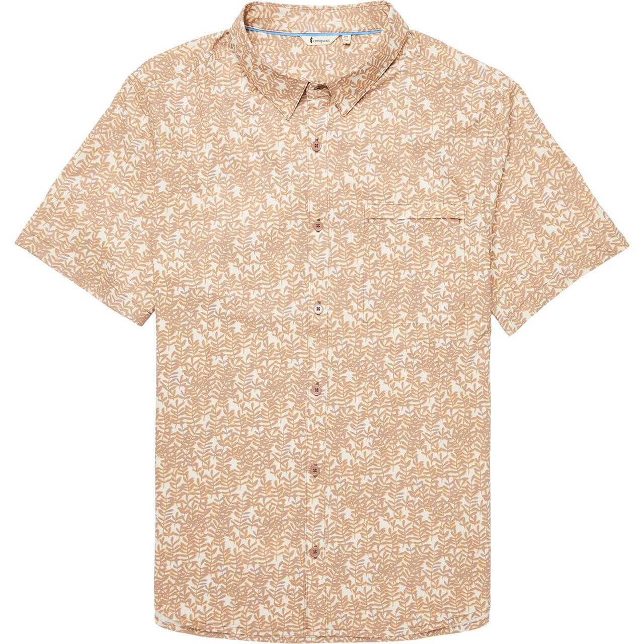 Cotopaxi Mens Cambio Button Shirt Print Lyserød Seaweed Reishi Large Lyserød (SEAWEE  X-large