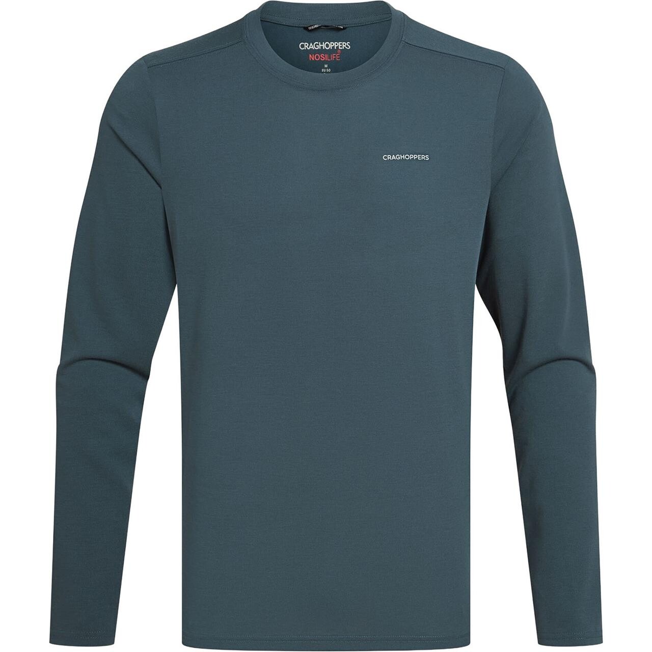 Craghoppers Mens Nosilife Abel Shirt Blå Blue Stone Large Blå (BLUE STONE  XX-large