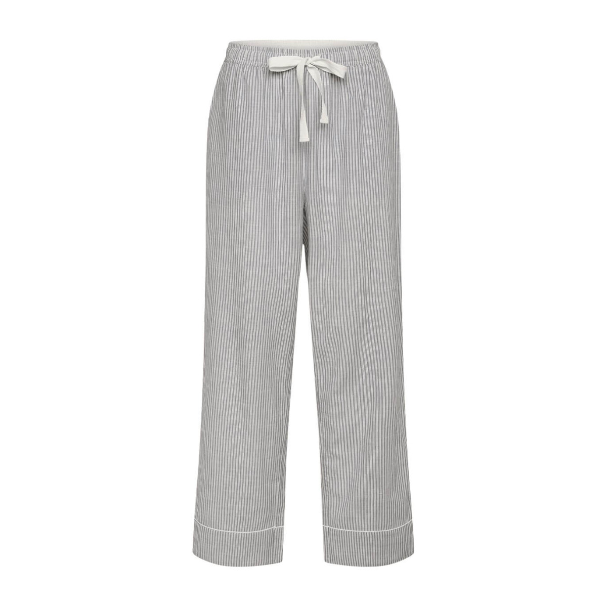 Grå Stribet Ccdk Natbukser Dame Str Blå Dame Large