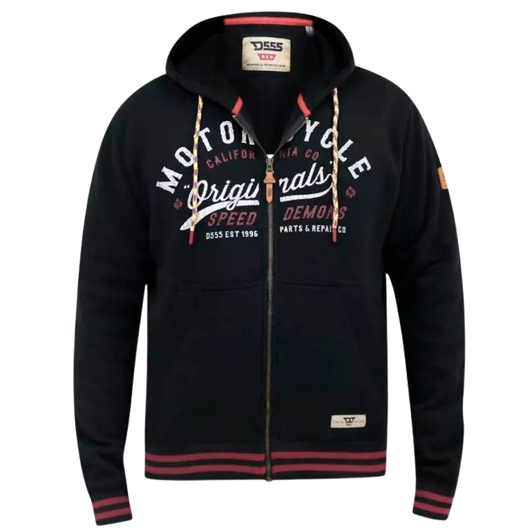 D555 Patrick Herre Cardigan Plus Size Black Sort  3xl