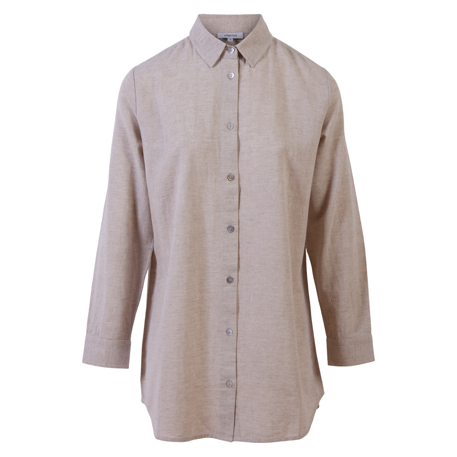 Steenholt Linett Dame Skjorte Hørmix Plus Size Woody Woody  54