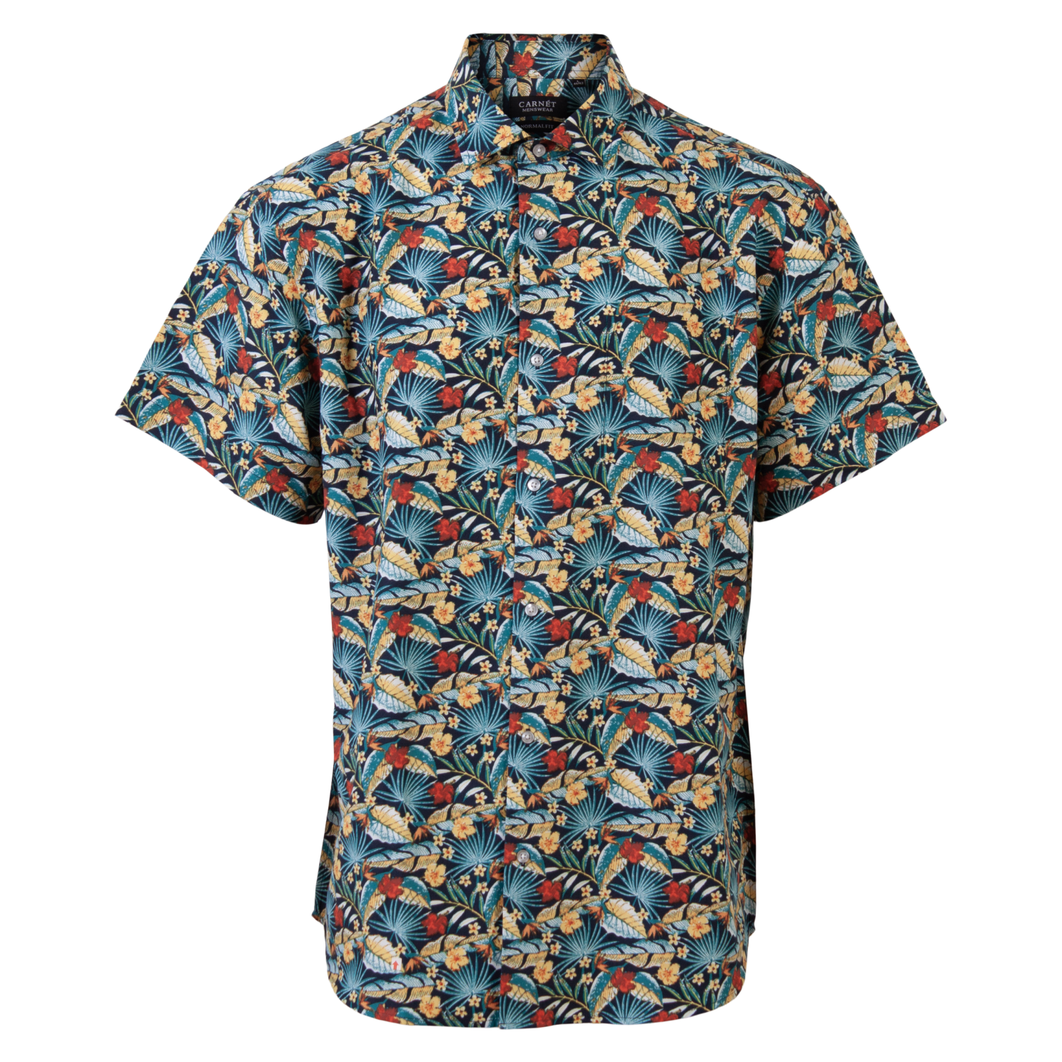 Carnt Bernhard Herre Kortærmet Skjorte Plus Size Navy Blazer 5xl Navy Blazer  5XL