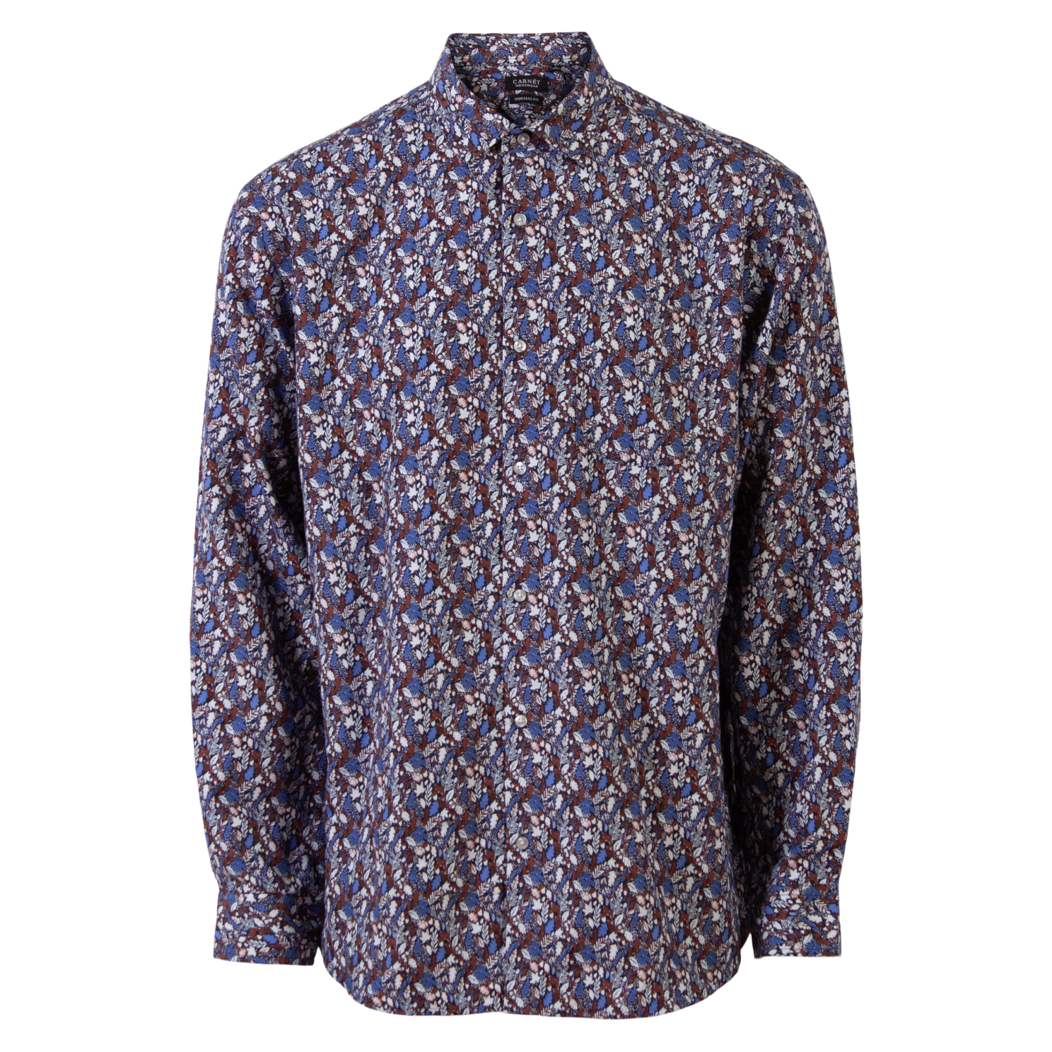 Carnt Bernhard Herre Skjorte Plus Size Maritime Blue 6xl Maritime Blue  6XL