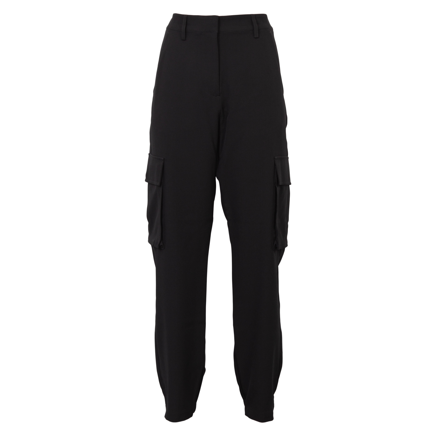 Steenholt Sharon Dame Cargobukser Plus Size Black Sort  54