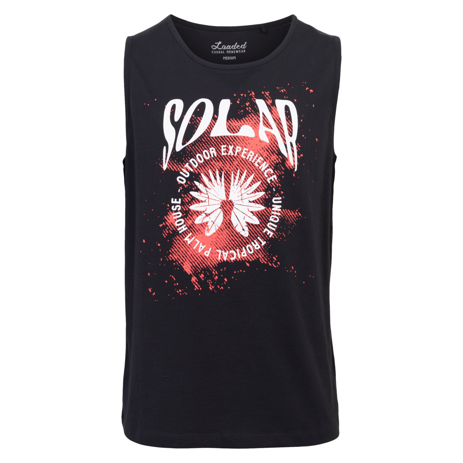 Loaded Lmplusass Herre Tanktop Plus Size Black Sort  3xl