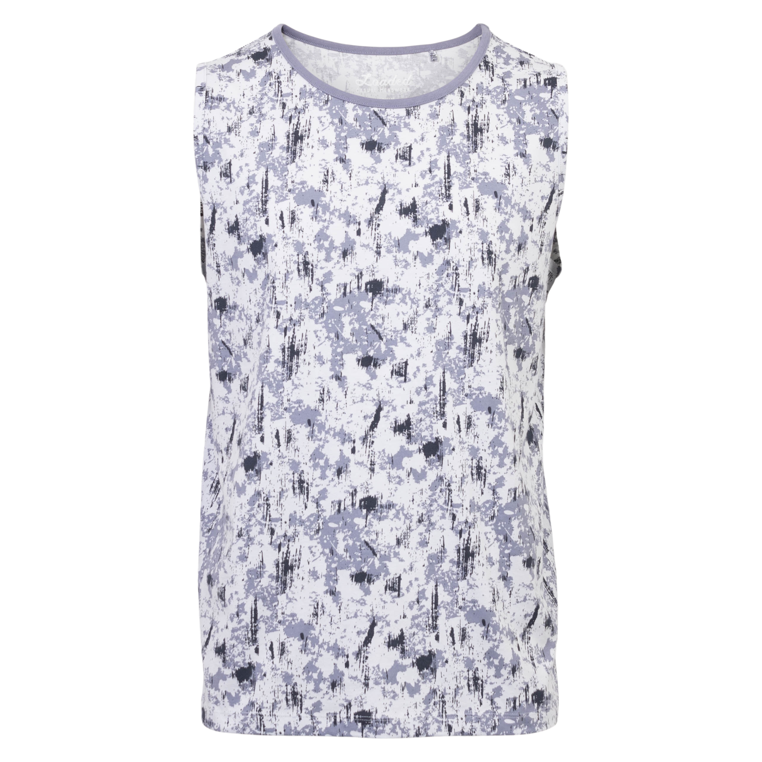 Loaded Lmplusass Herre Tanktop Plus Size Aop Camou Blue 5xl P9 AOP Camou Bl  5XL