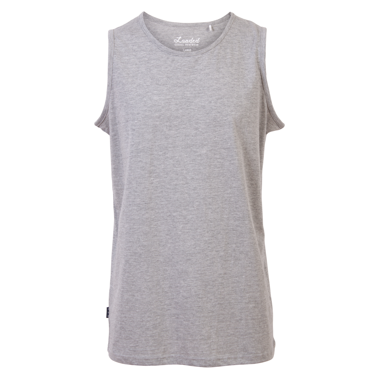 Loaded Belfast Herre Tanktop Plus Size Light Grey 7xl Light Grey  7XL