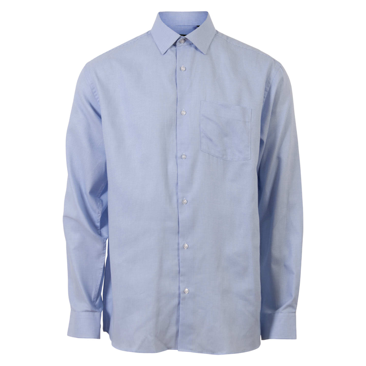 Carnt Oak Herre Skjorte Plus Size Light Blue Check 5xl Light Blue Chec  5XL