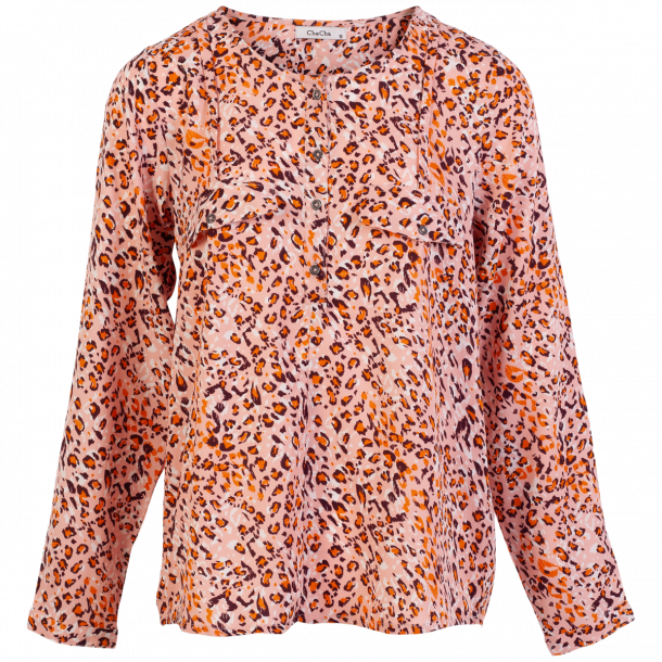 Zbyz Dame Bluse Plus Size Print Print 1  42/44