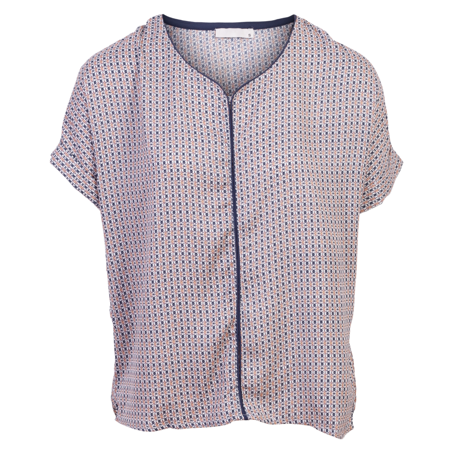 Zbyz Dame Kortærmet Bluse Plus Size 188 W-188  54/56