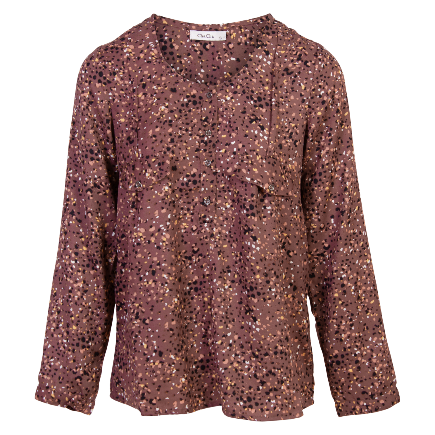 Zbyz Dame Bluse Plus Size Spot Spot  50/52