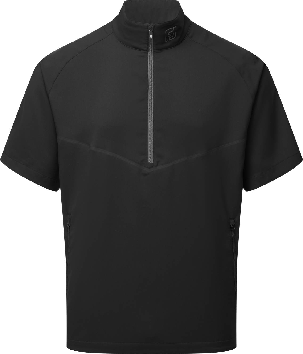 Footjoy Half Zip Zephyr Herre Jakke Black Str Xxxl Sort Herre XXXL