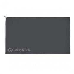 Lifeventure Hydrofibre Trek Towel Grey Håndklæde   Large
