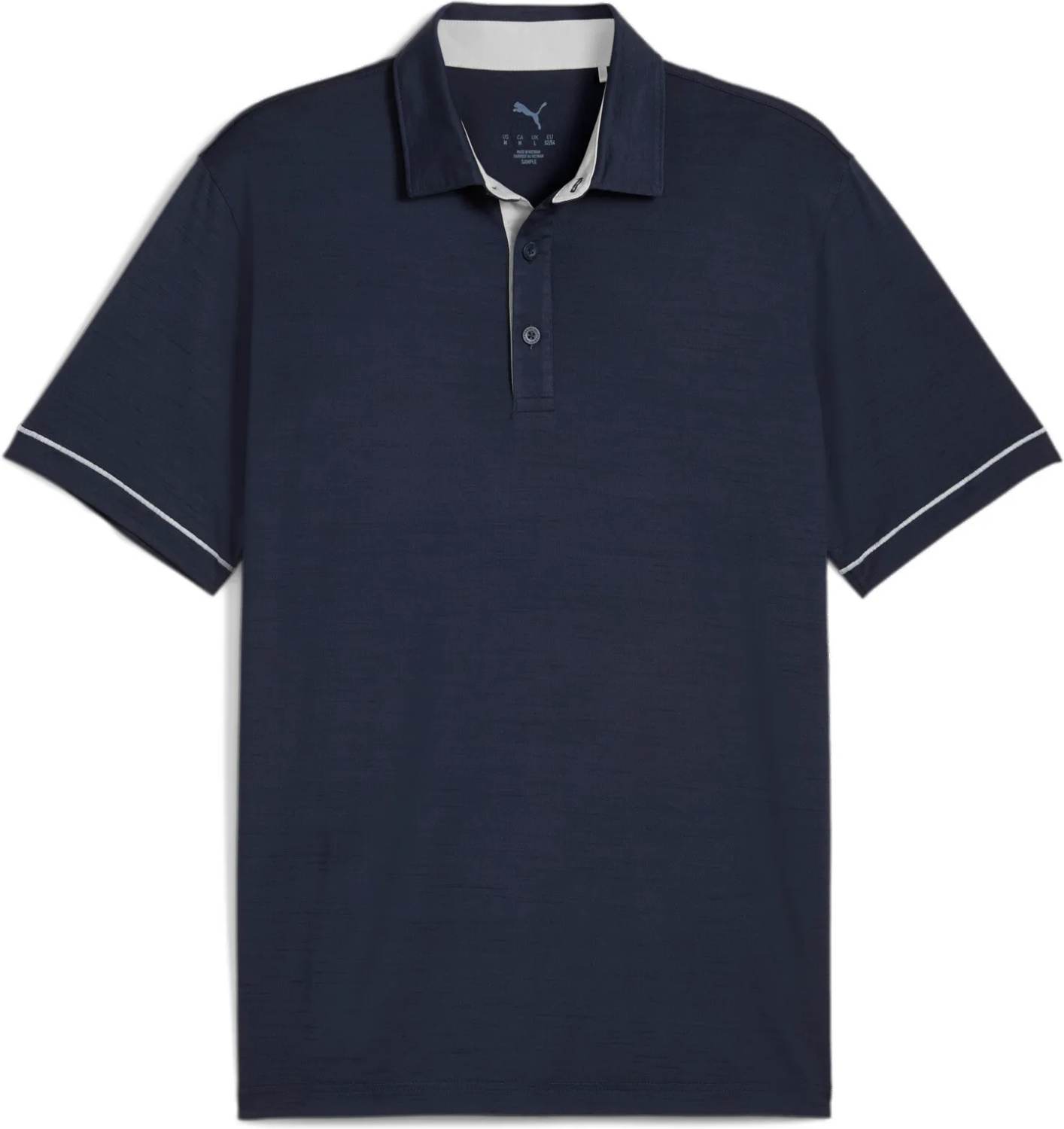 Puma Cloudspun Haystack Herre Poloshirt Deep Navy Heather Str Xxxl Deep Navy Heath Herre XXXL