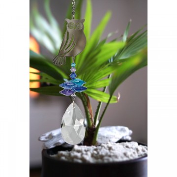 Ugle Med Swarovski Krystaller Swarovski Krystaller Godkarmashop   Large