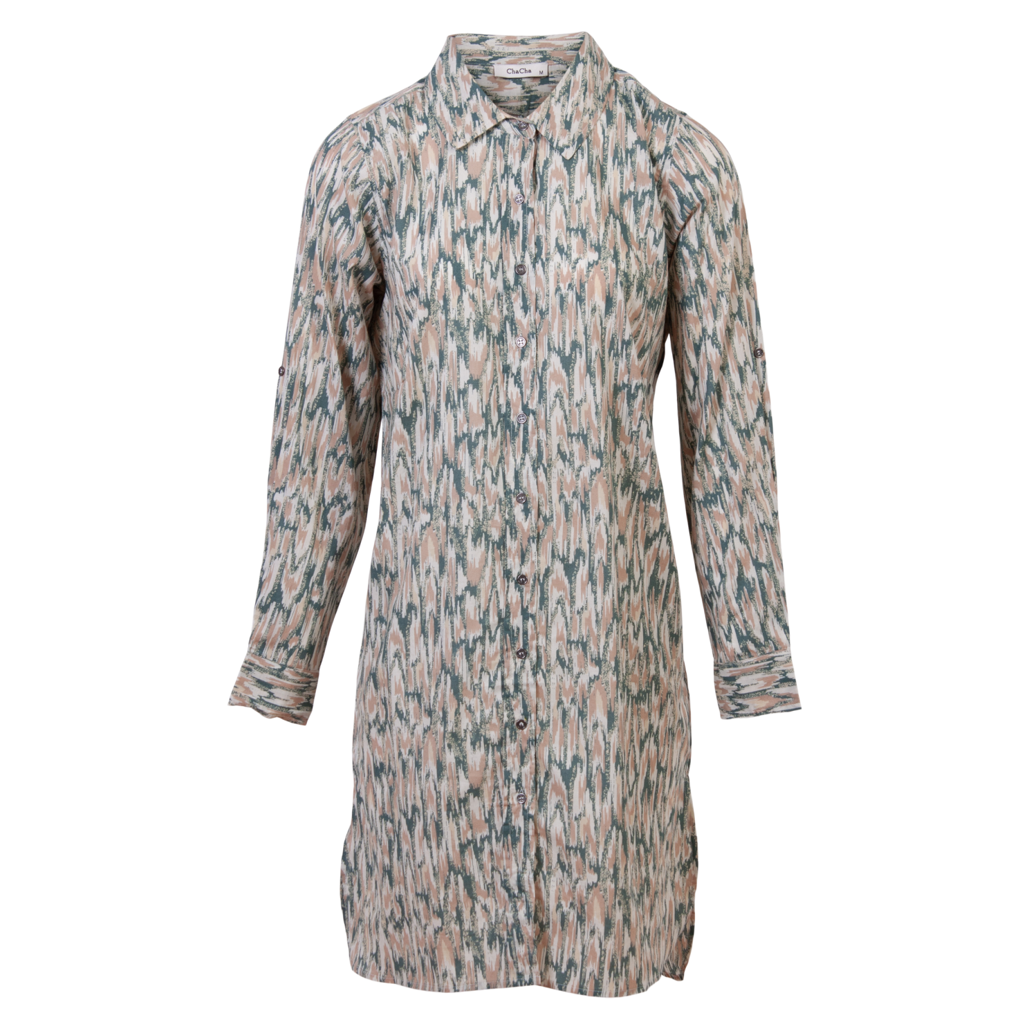 Zbyz Dame Kjole Plus Size Light Green Grøn  50/52