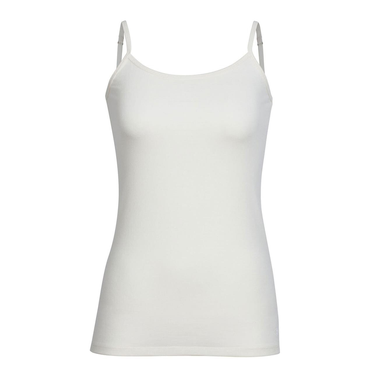Icebreaker Womens Siren Cami Hvid Snow Snow Large Hvid  X-large