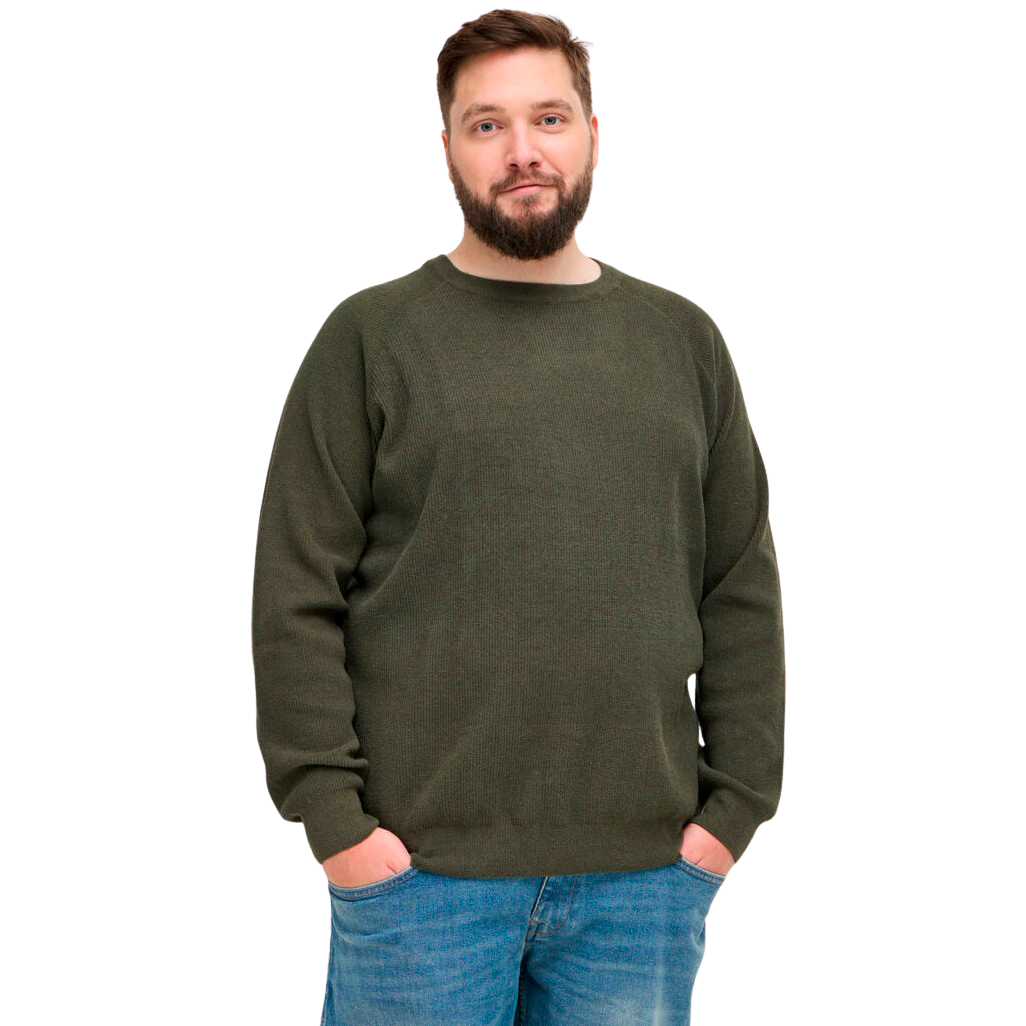Blend Herre Striktrøje Plus Size Forest Night 6xl Forest Night  6XL