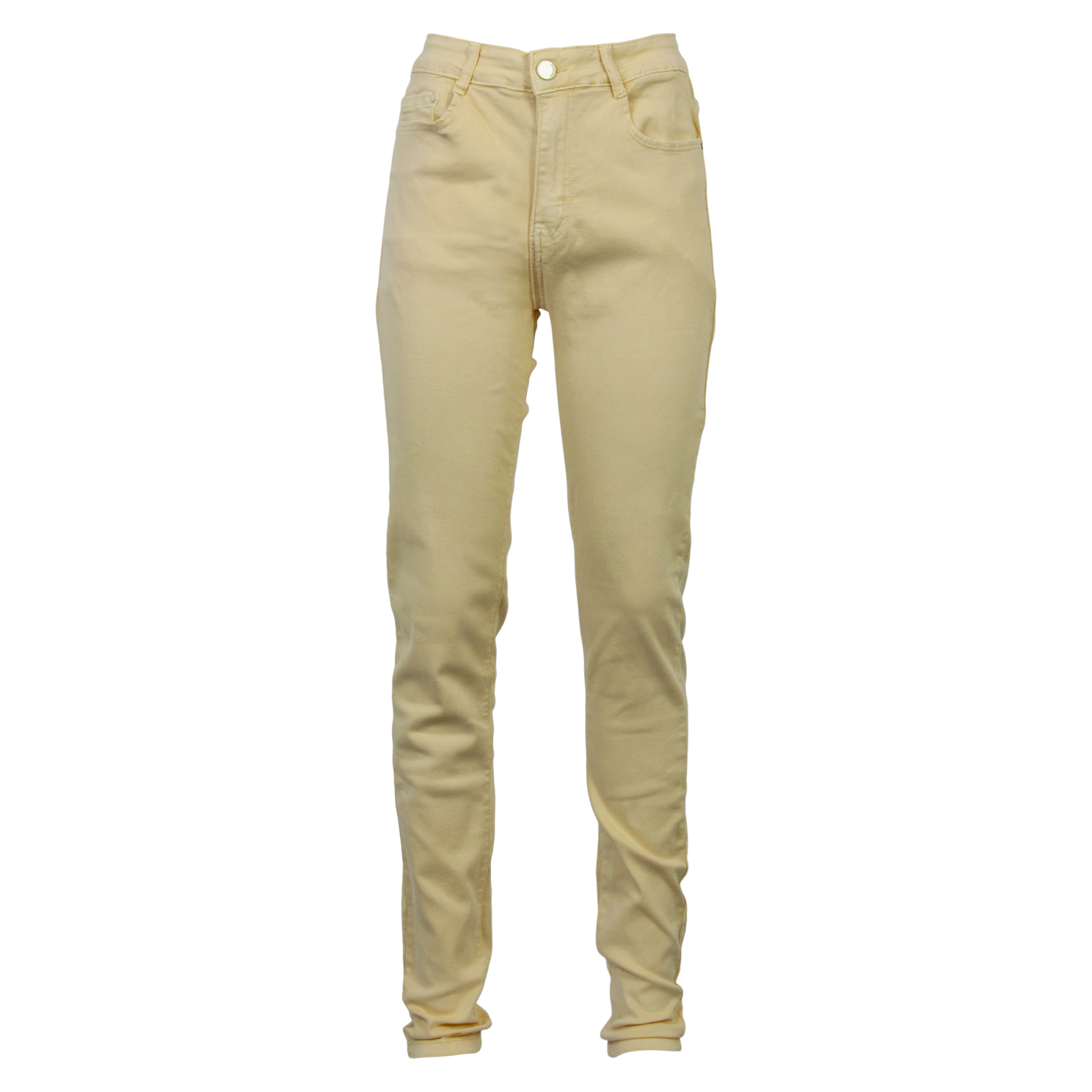 Jeans Dame Jeans Plus Size Gul Gul  44