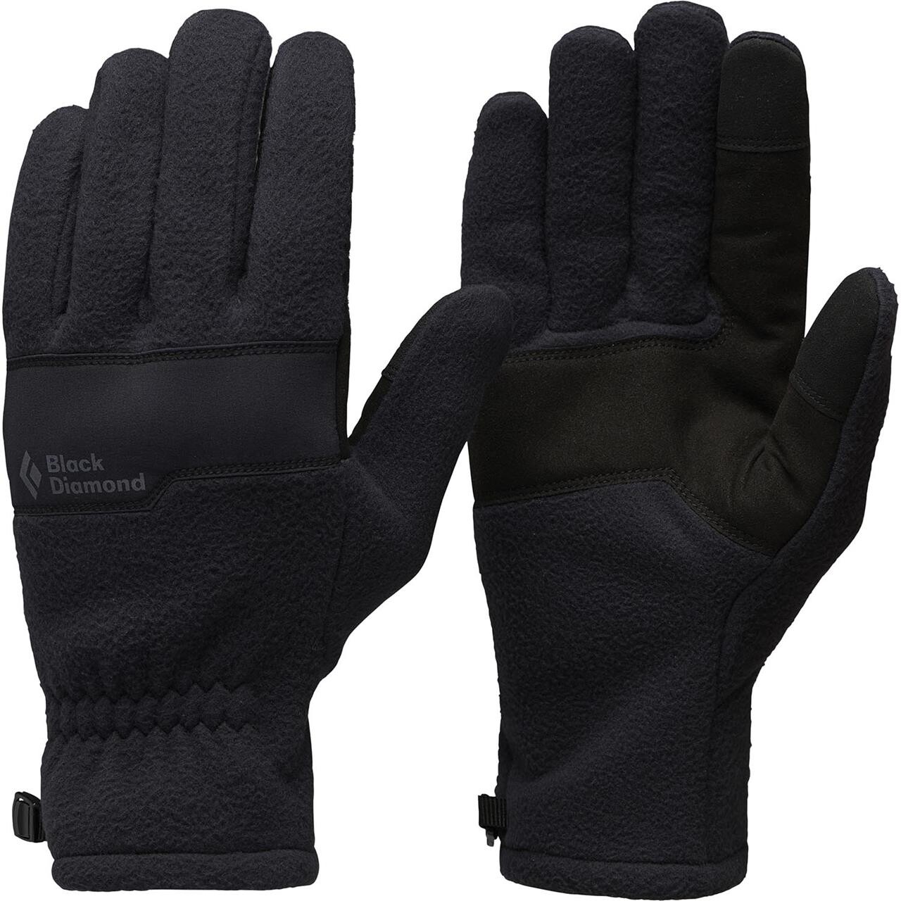 Black Diamond Everyday Fleece Gloves Sort Black Large Sort  X-large