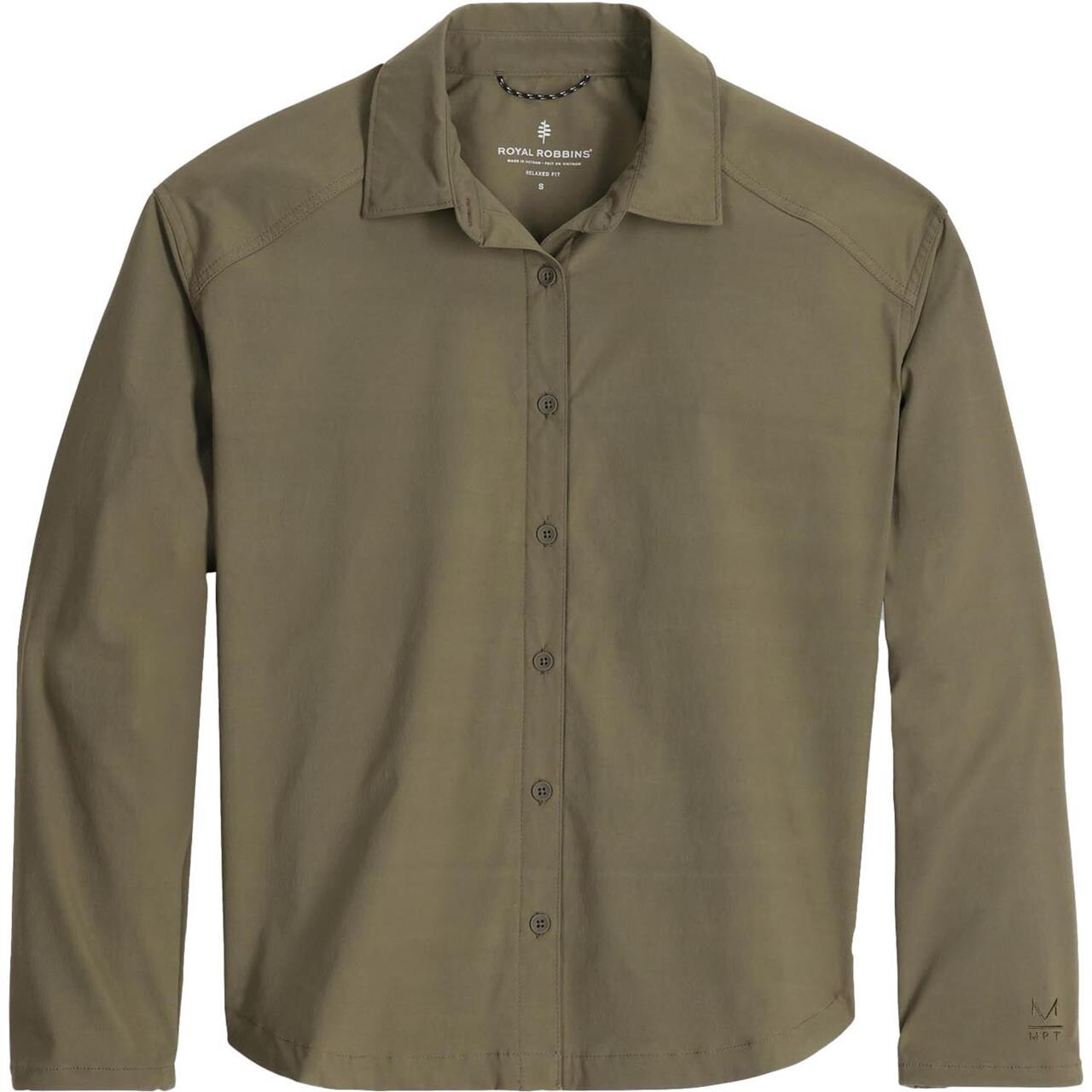 Royal Robbins Womens Wilder Shirt Grøn Everglade Large Grøn  X-large