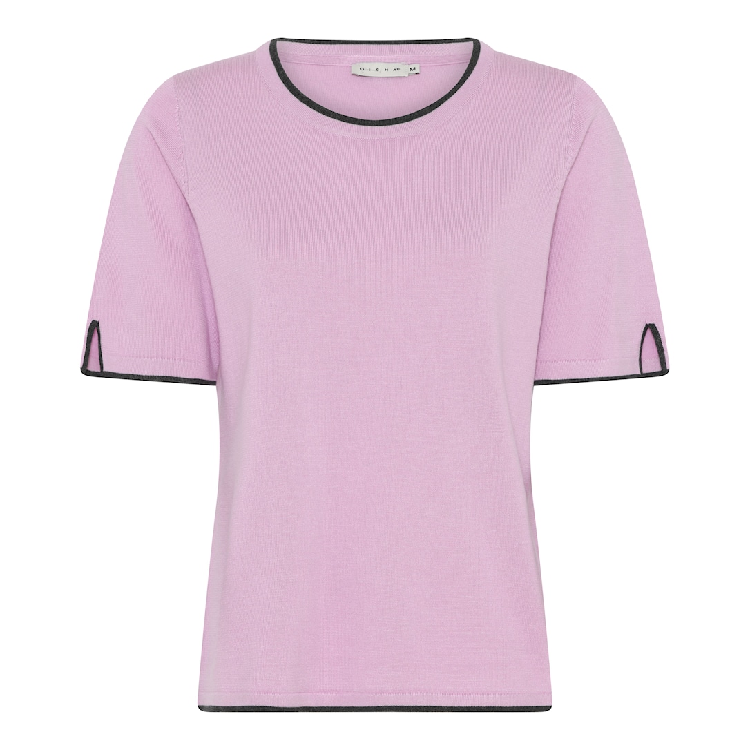 Micha Viscose Strik Med Kant Rosa Xxxl Rosa