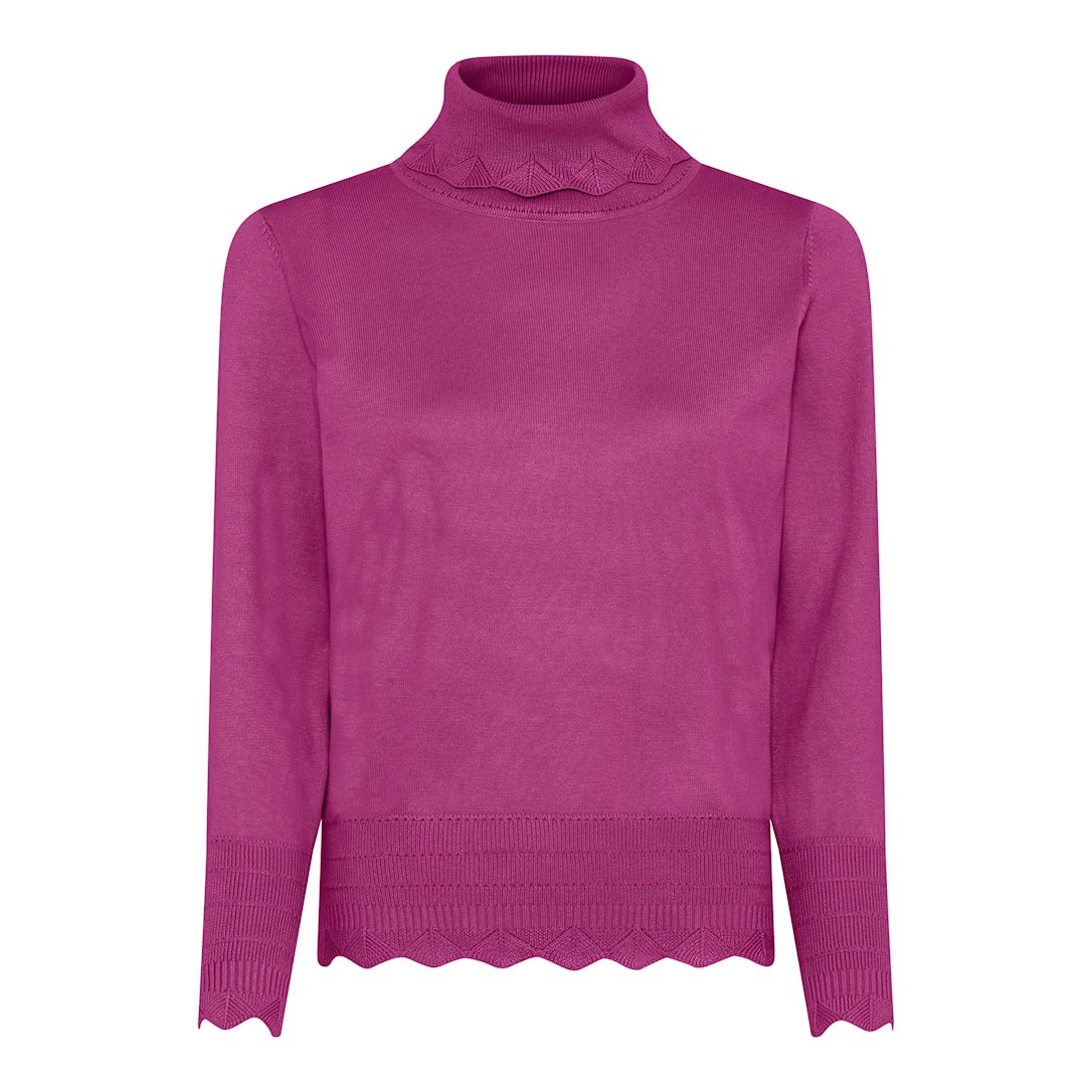 Micha Elegant Viscose Strik Pink Xxxl Pink