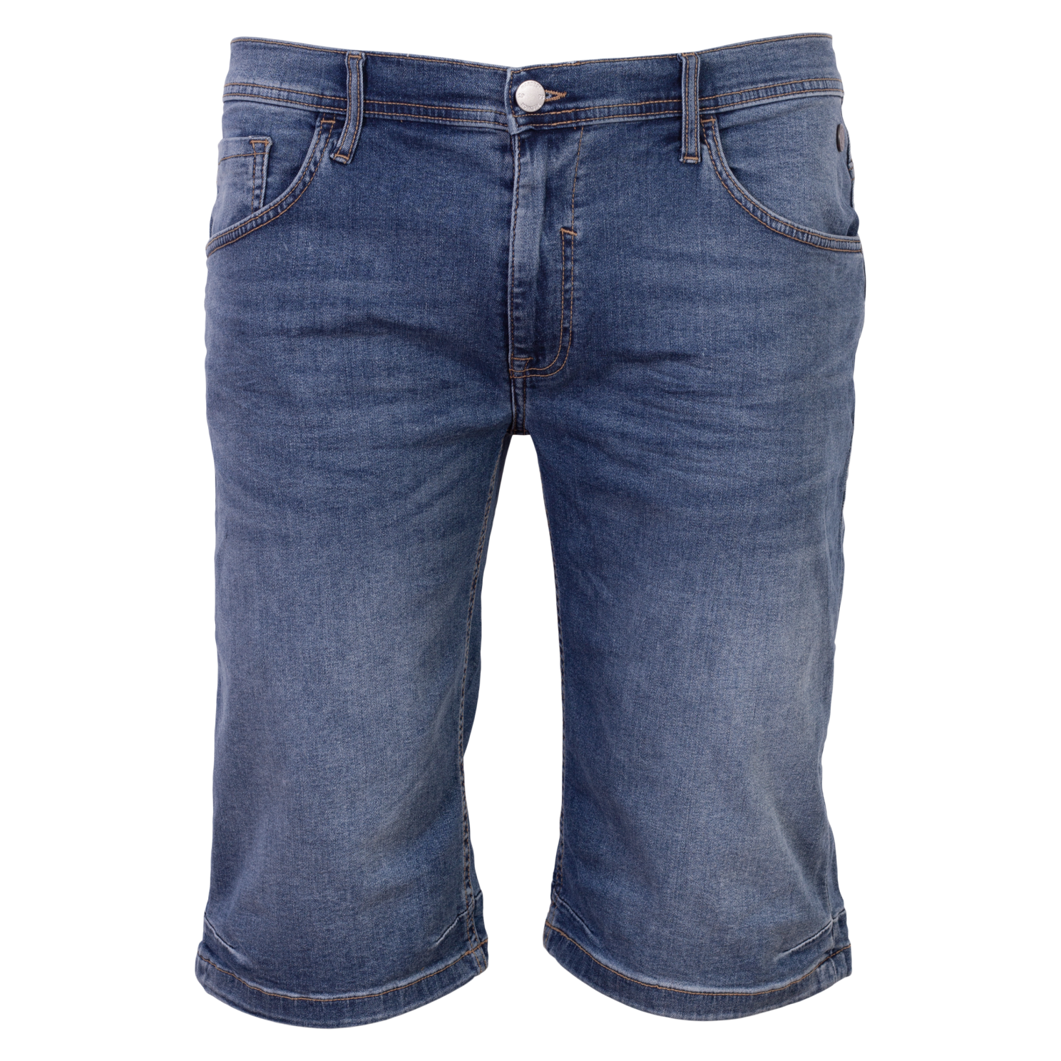 Blend Herre Shorts Plus Size Denim Middle Blue 6xl Denim Middle Bl  6XL
