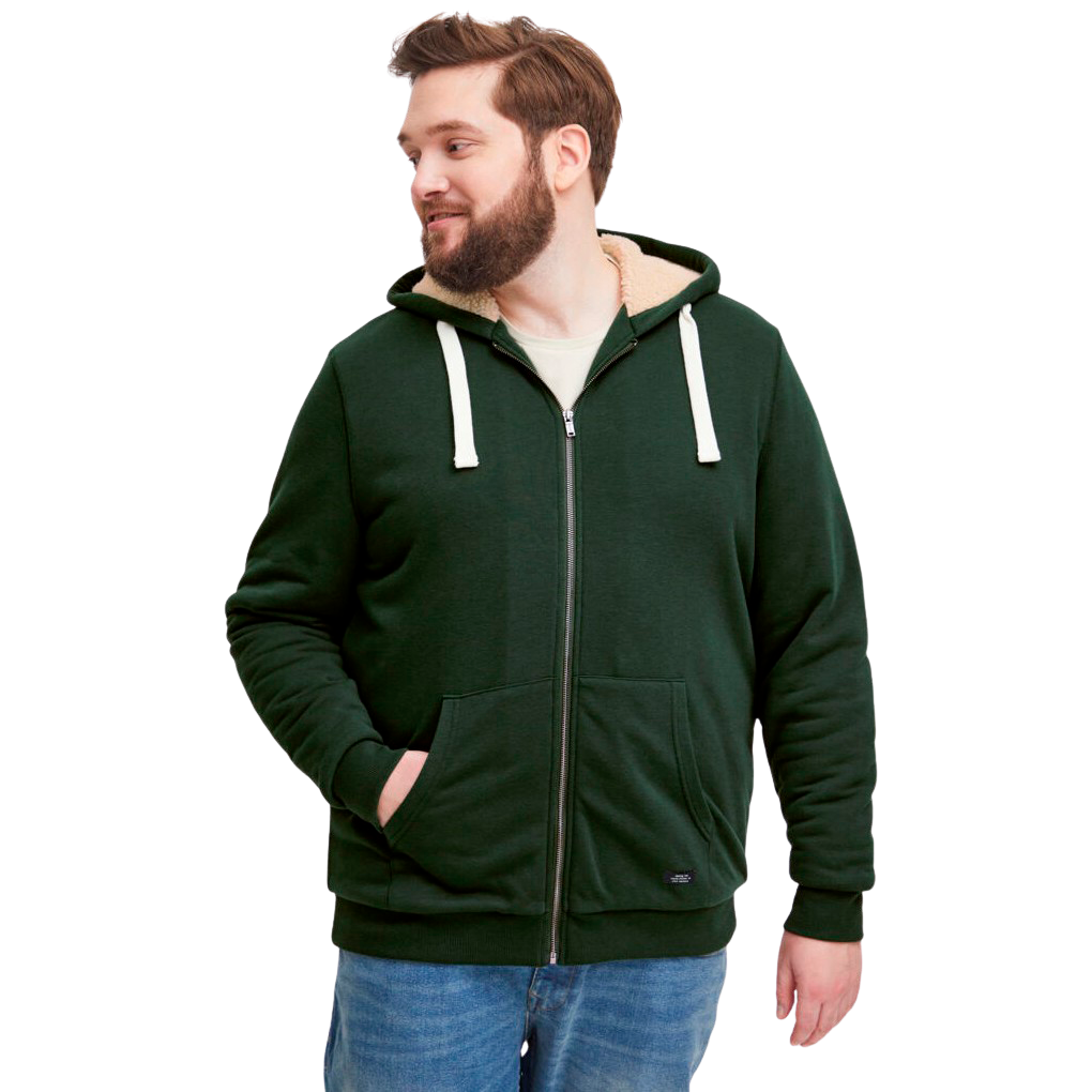 Blend Herre Hættetrøje Plus Size Deep Forest Deep Forest  4xl