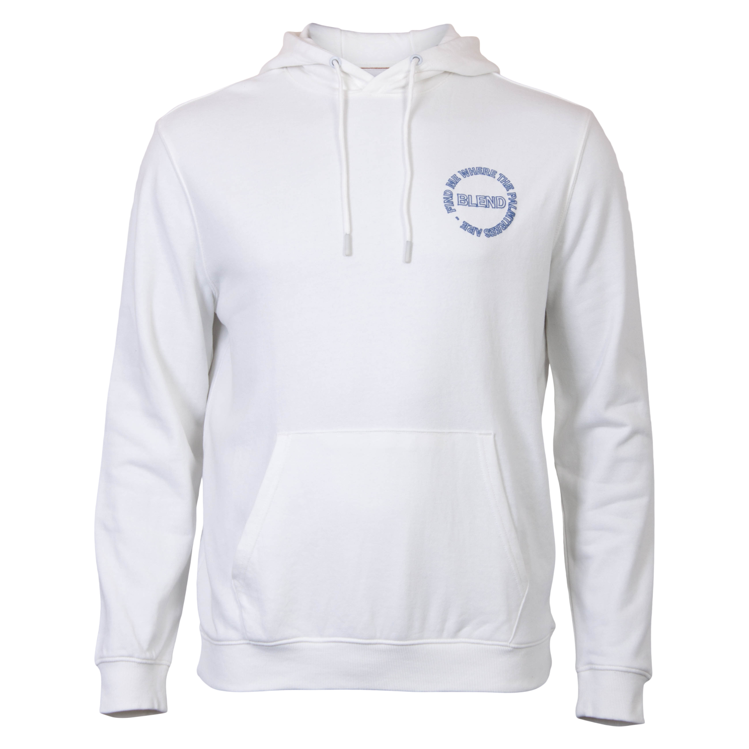 Blend Herre Hættetrøje Plus Size Snow White 5xl Hvid  5XL