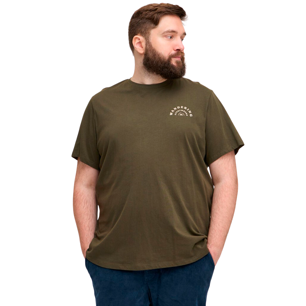 Blend Herre Shirt Plus Size Forest Night Forest Night  3xl