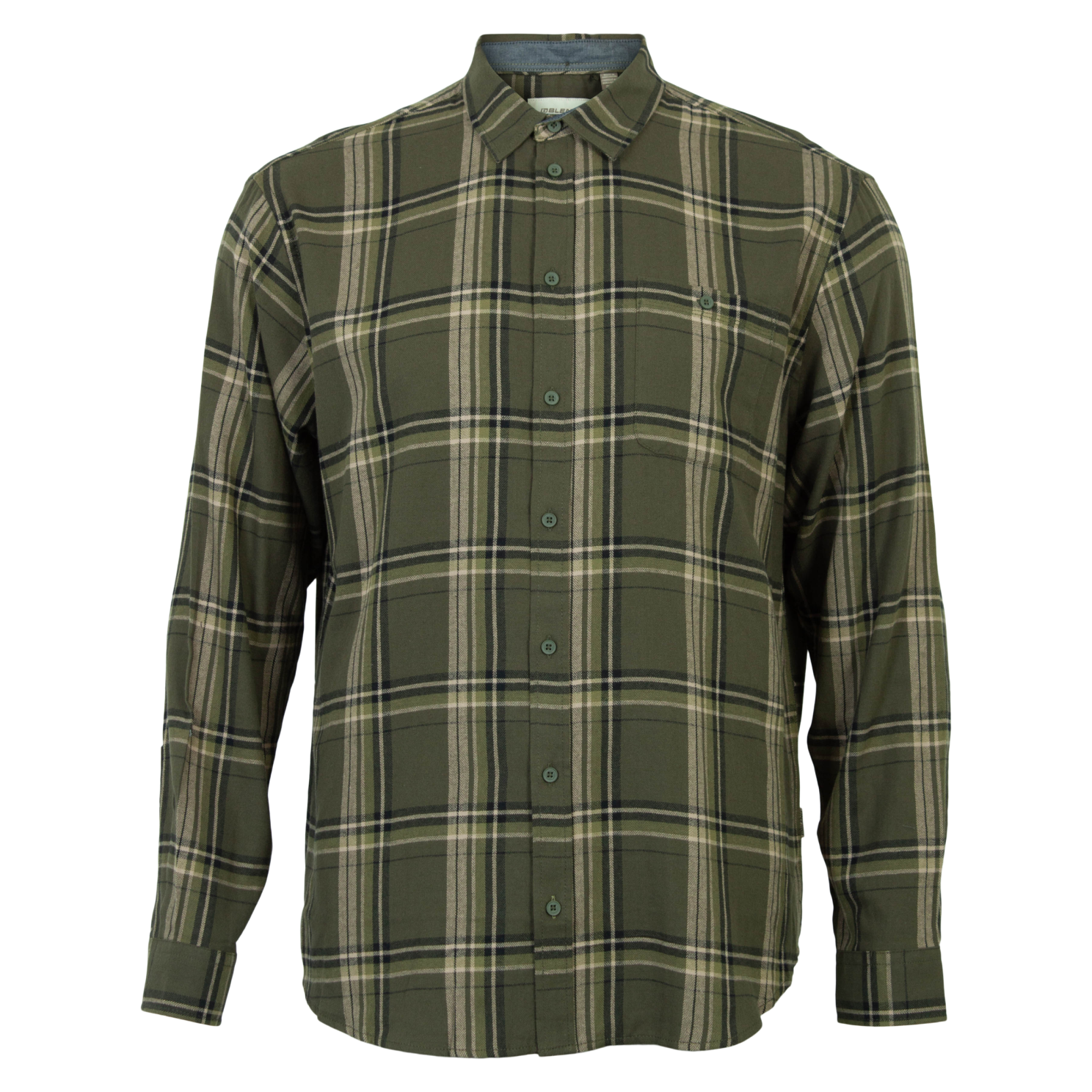Blend Herre Skjorte Plus Size Forest Night Forest Night  4xl