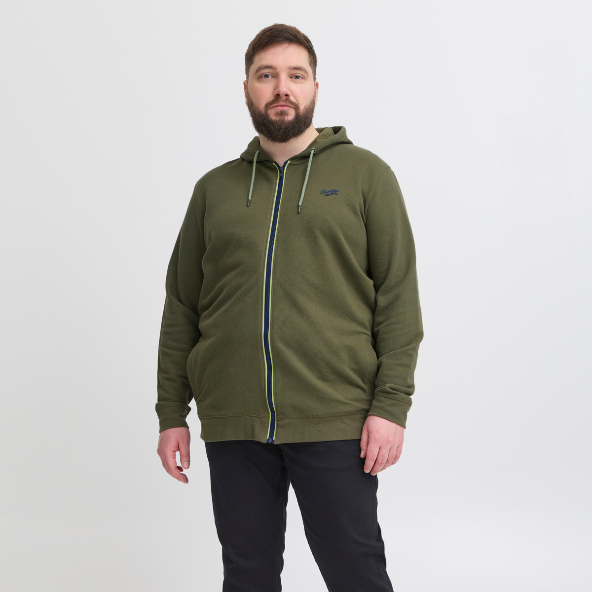 Blend Herre Hættetrøje Olive Night 6xl Olive Night  6XL