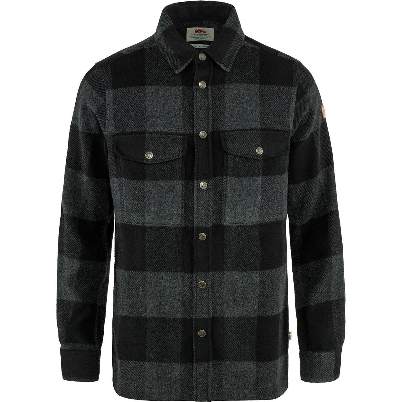 Fjallraven Mens Canada Shirt Sort Black 550 Large Sort  XX-large