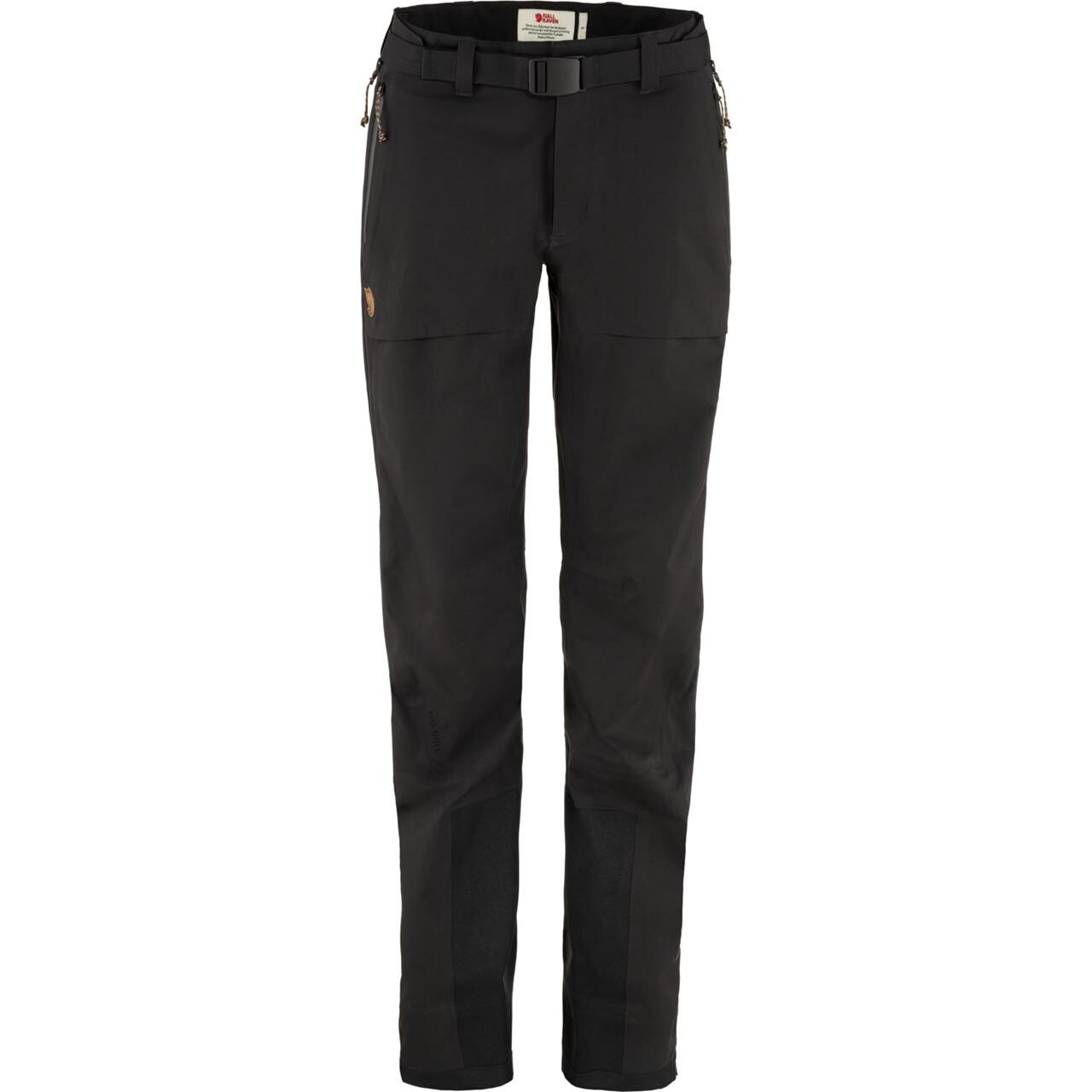 Fjallraven Womens Keb Eco Shell Trousers Sort Black 550 Large Sort  X-large