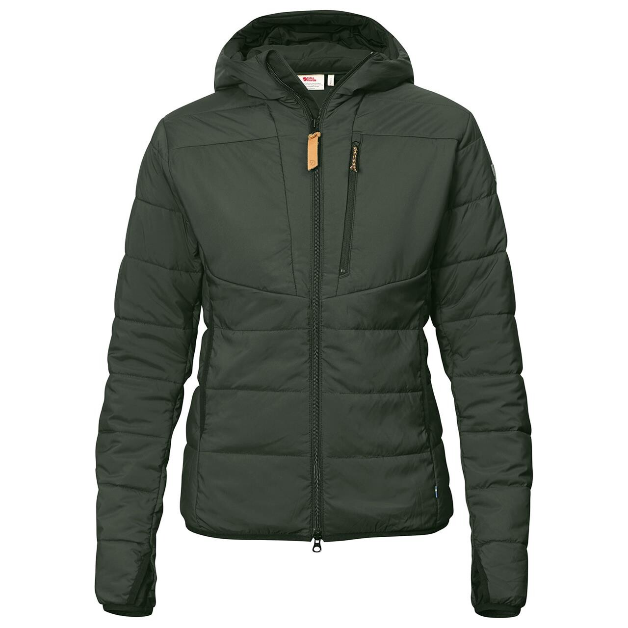 Fjallraven Womens Keb Padded Hoodie Grøn Deep Forest 662 Large Grøn  X-large