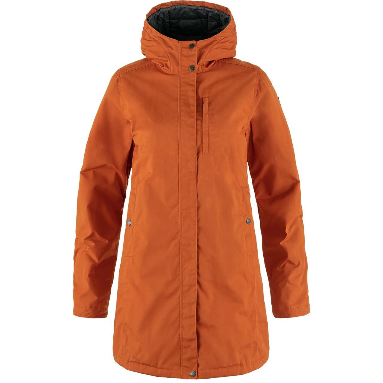 Fjallraven Womens Kiruna Padded Parka Brun Terracotta Brown 243 Large Brun (TERRACOTT  X-large