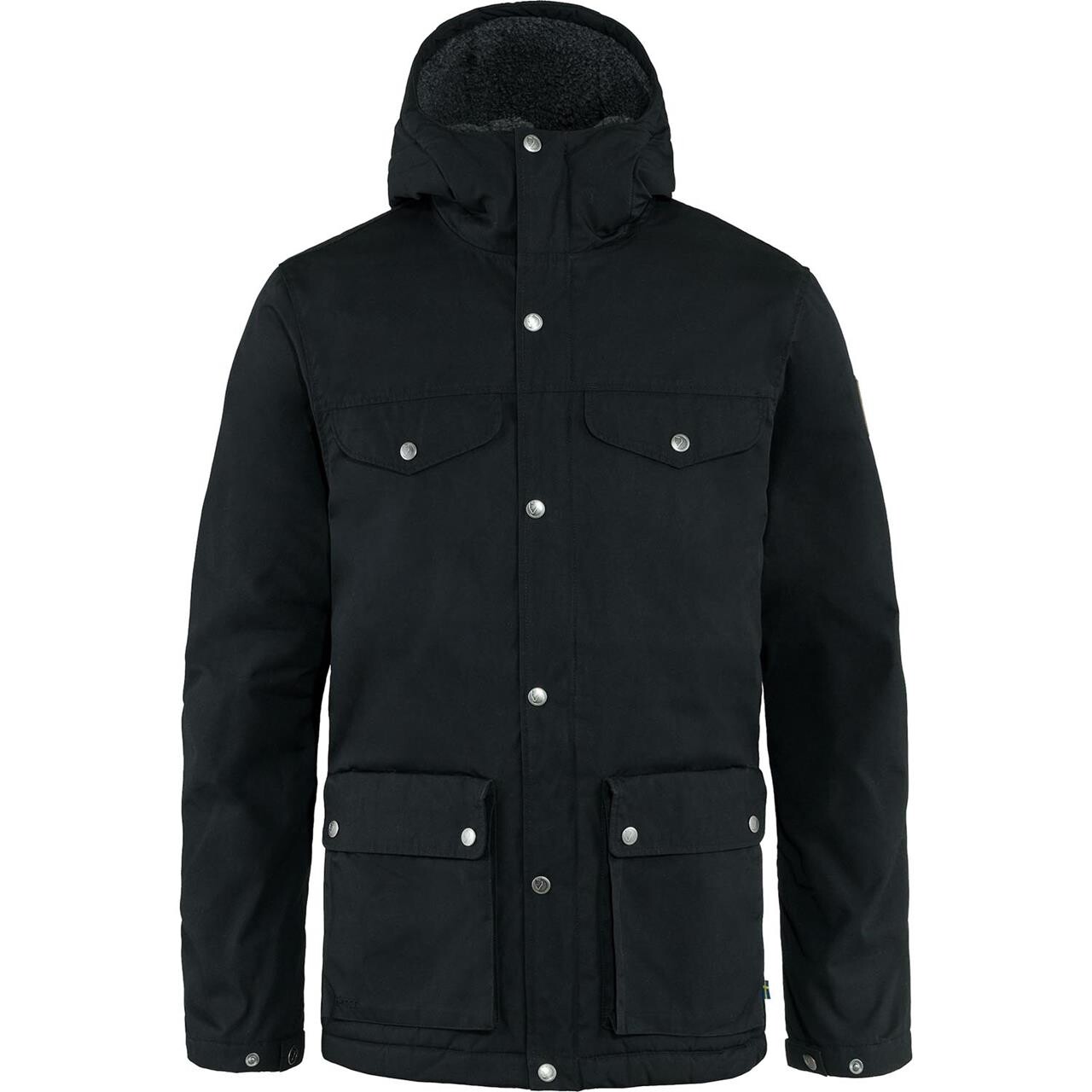 Fjallraven Mens Greenland Winter Jacket Sort Black 550 Xxx Large Sort  XXX-large