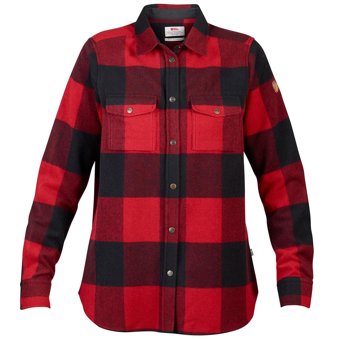 Fjallraven Womens Canada Shirt Rød Red 320 Large Rød (RED/320)  X-large