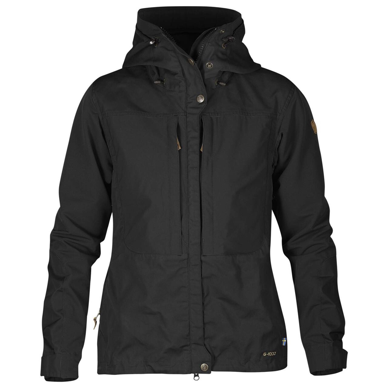 Fjallraven Womens Keb Jacket Sort Black 550 Large Sort  X-large
