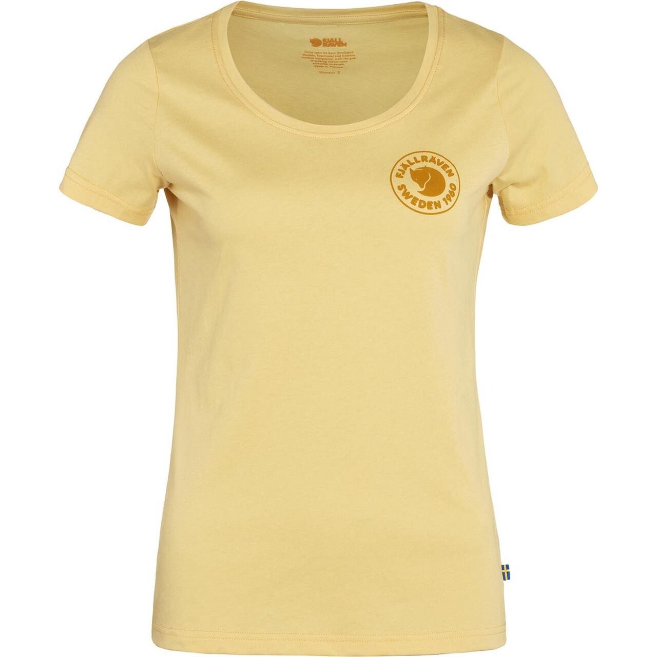 Fjallraven Womens 1960 Logo Shirt Gul Mais Yellow 133 Large Gul  X-large